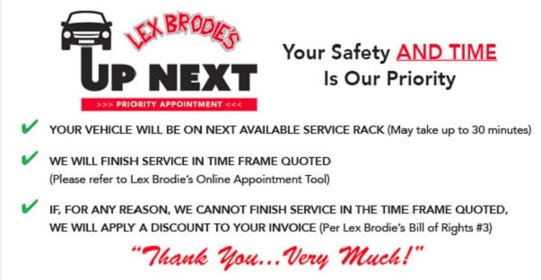 Safety and Time is our Priority | Lex Brodies