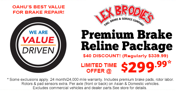 Premium Brake Reline Package | Lex Brodies
