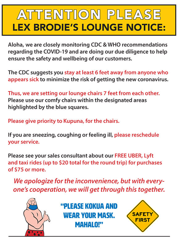 Lounge Notice