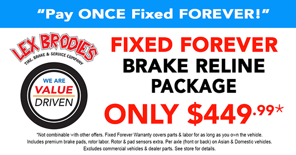 Fixed Forever Brake Repair | LexBrodies